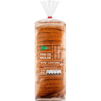 Pão de Forma com 55% Centeio embalagem 720 g - El Corte Inglés