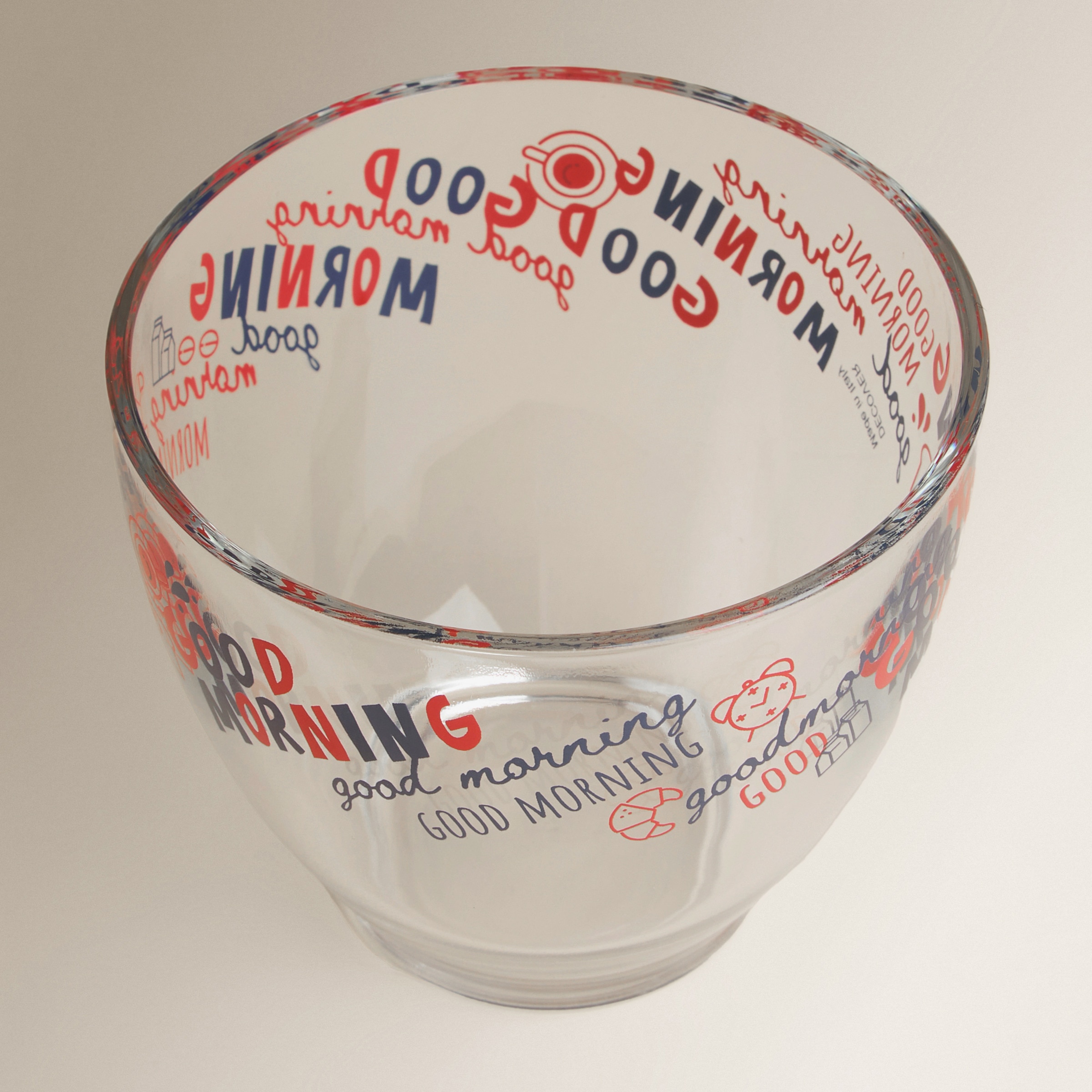 Bowl de vidrio Good Morning Basics El Corte Inglés Multicolor-3