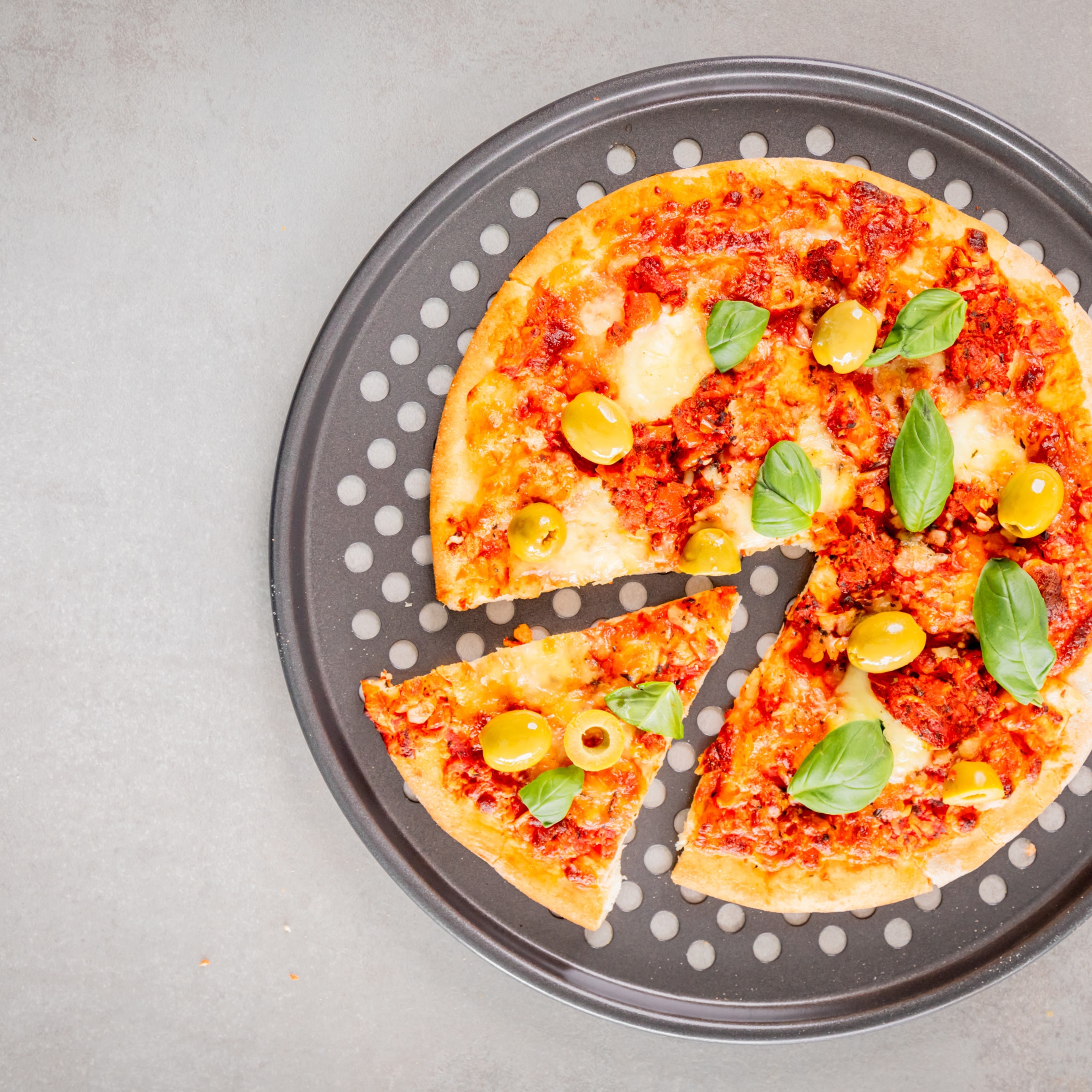 Tabuleiro para Pizza Cinzento-5