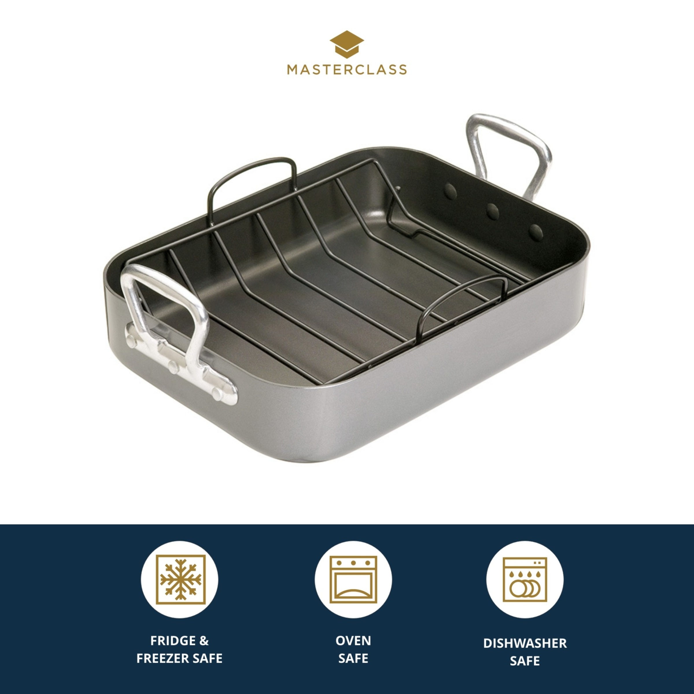 Bandeja Roast MasterClass Gris-6