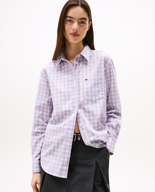 Imagem 0 de Camisa Relaxed Fit aos Quadrados