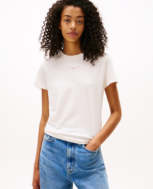 Imagem 0 de T-shirt Regular Fit com Logótipo Linear
