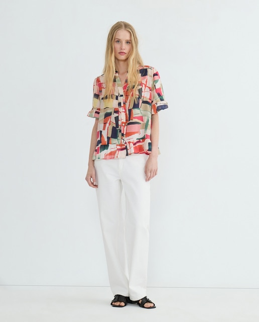 Imagem 0 de Blusa estampada de mulher