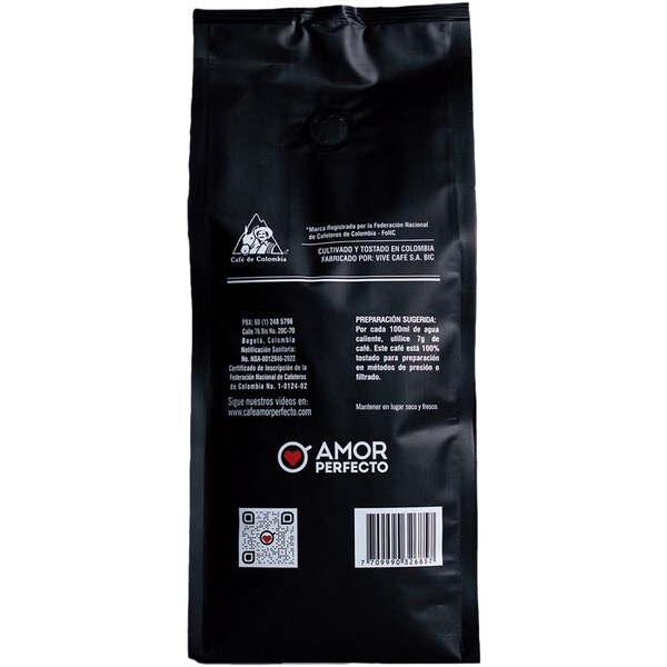 Röstkaffeebohnen 100% Kolumbien 100% Arabica Paket 250 g süßer Geschmack mit Zitrus- und Fruchtnoten