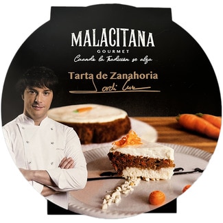 tarta de zanahoria gourmet envase 400 g - Malacitana