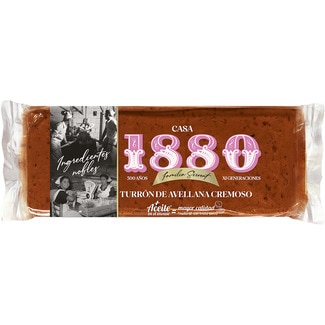 Ingredientes Nobles turrón de avellana cremoso sin gluten tableta 230 g - 1880