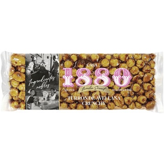 Ingredientes Nobles turrón de avellana crujiente sin gluten tableta 230 g - 1880