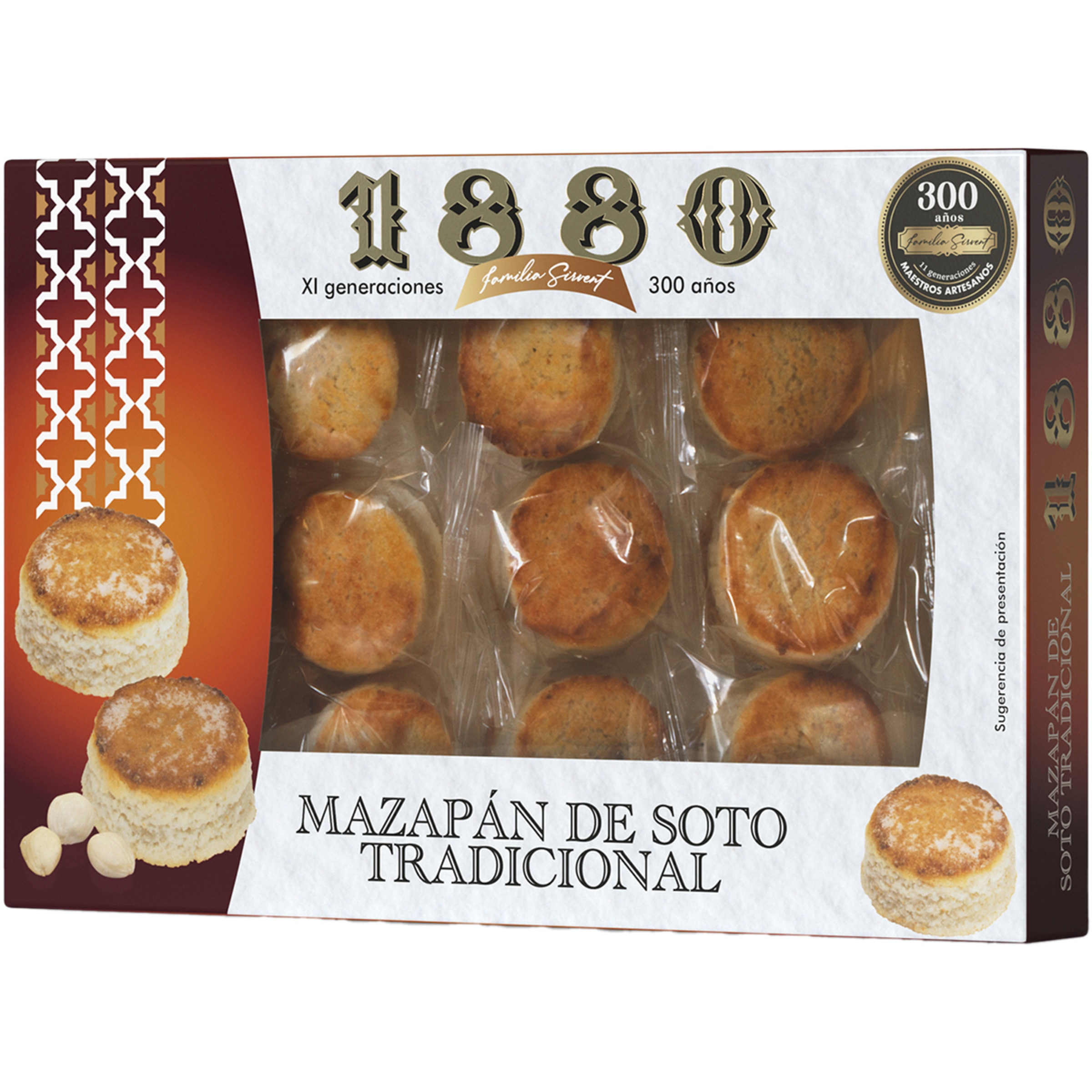 mazapán de Soto tradicional Calidad Suprema Receta Tradicional Imperial Toledana estuche 240 g