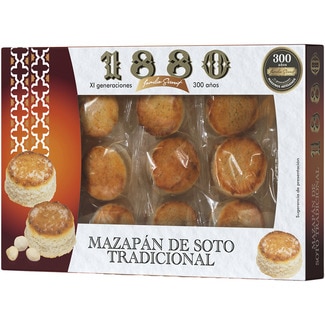 mazapán de Soto tradicional Calidad Suprema Receta Tradicional Imperial Toledana estuche 240 g - 1880