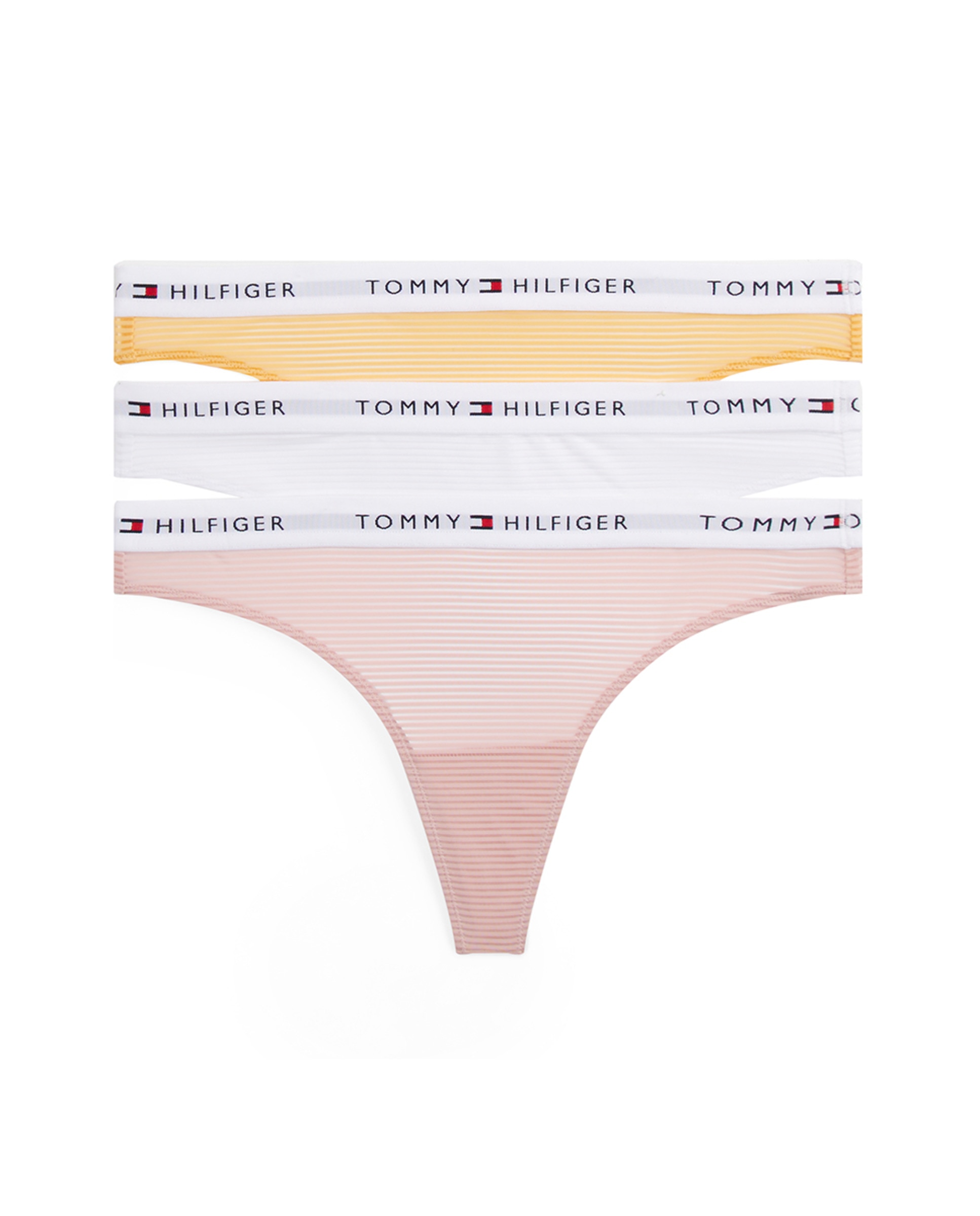 Pack de 3 Tangas de Renda com Logótipo Multicolor-5