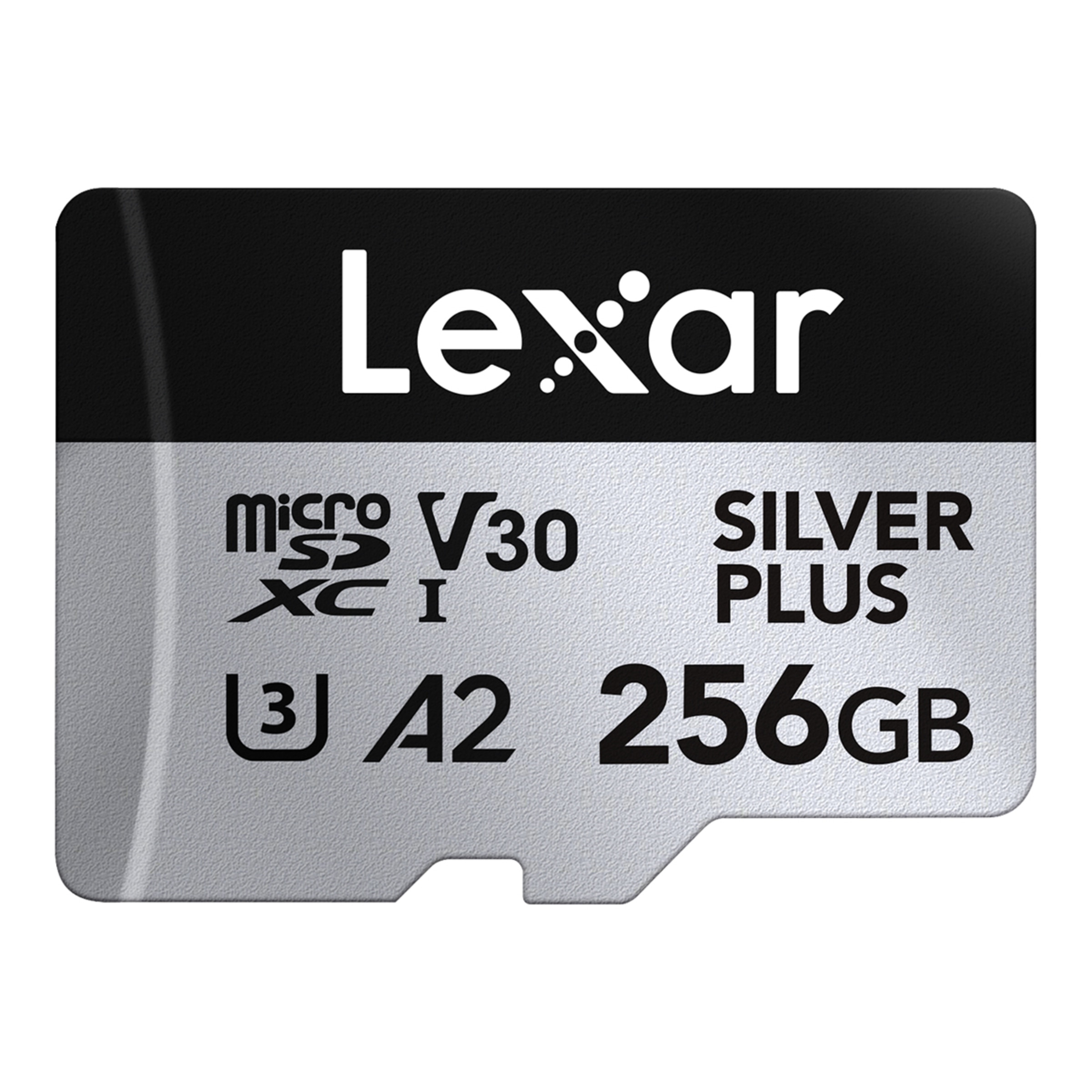 Tarjeta de memoria SD Lexar Professional Silver Plus 256GB V30 UHS-I Negro / Plata-1