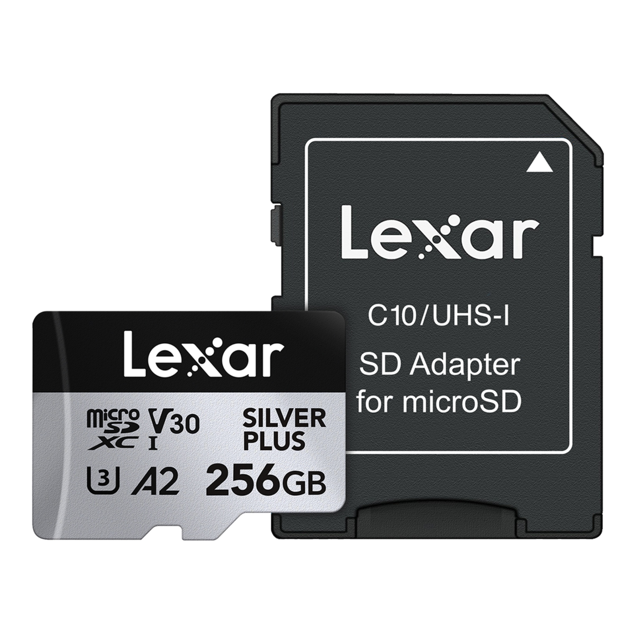 Tarjeta de memoria SD Lexar Professional Silver Plus 256GB V30 UHS-I Negro / Plata-2