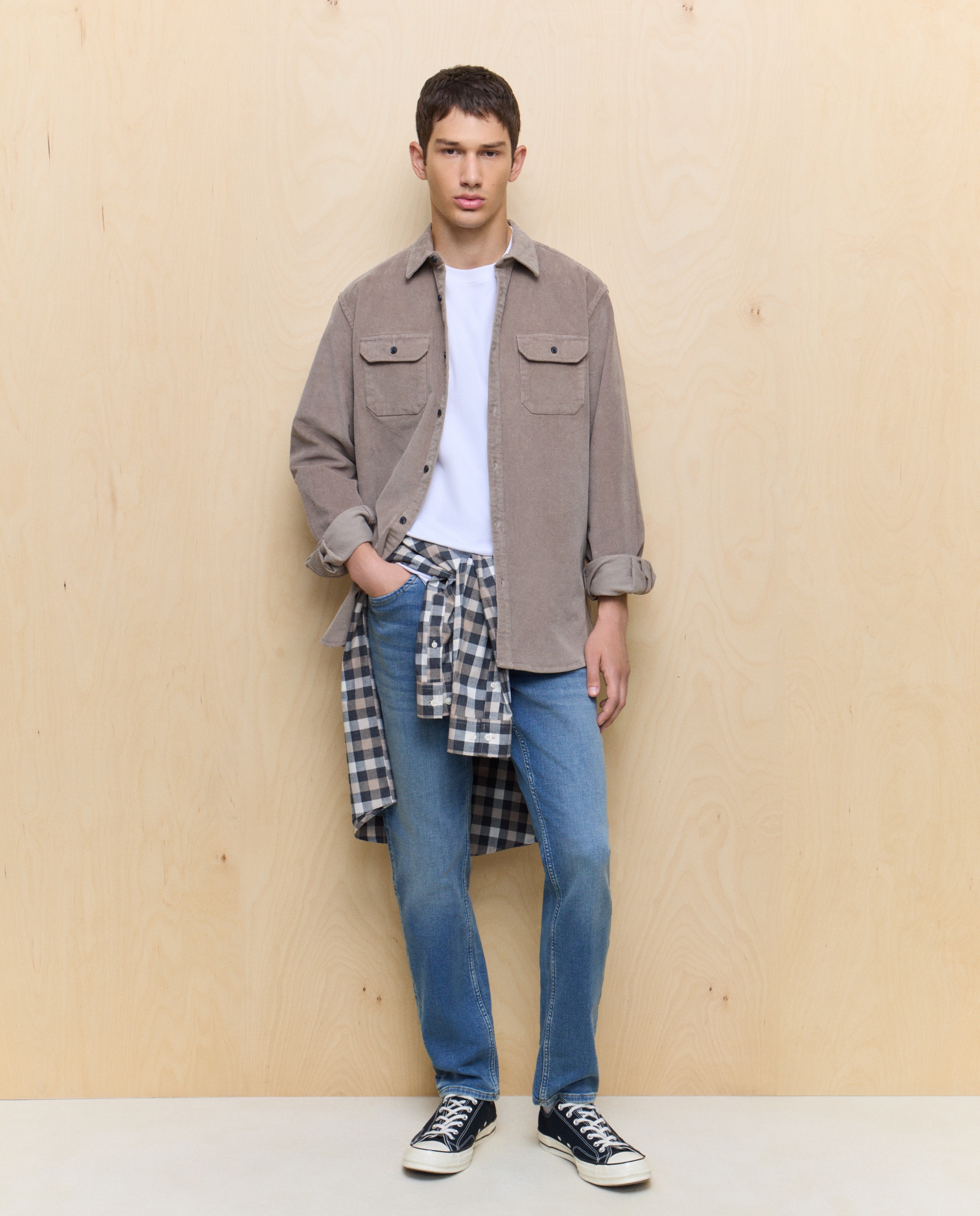 Sobrecamisa de Bombazina 730 Camel-2
