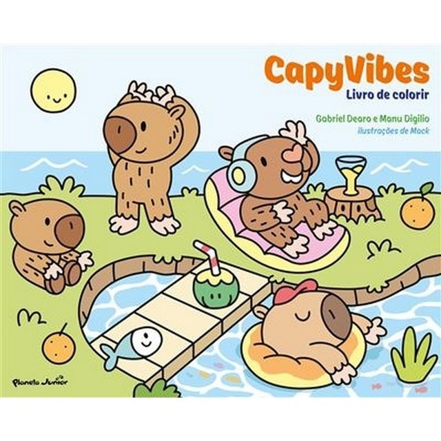 Imagem 0 de Capyvibes - Livro de colorir