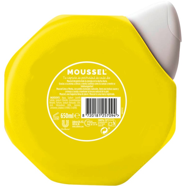 revitalisierendes Duschgel Limette und Minze Flacon 650 ml