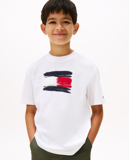 Imagem 0 de T-shirt de Manga Curta com Logótipo da Marca à Frente