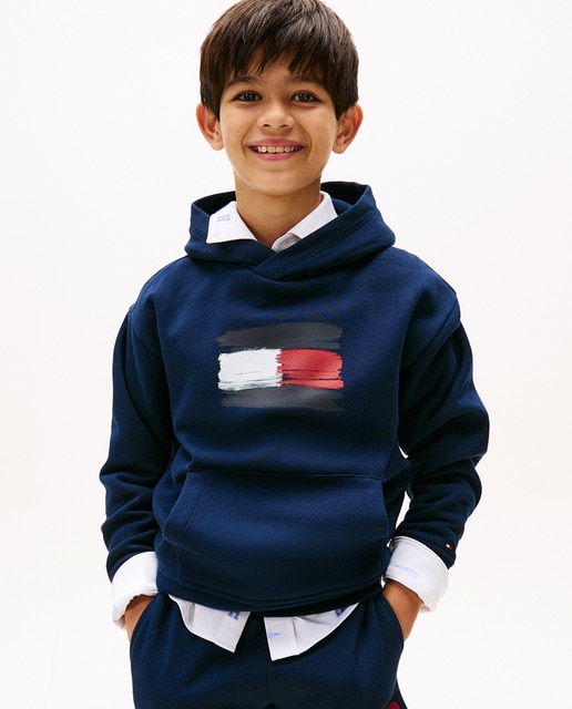 Imagem 0 de Sweatshirt com capuz e logótipo à frente