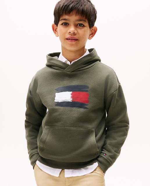 Imagem 0 de Sweatshirt com capuz e logótipo à frente