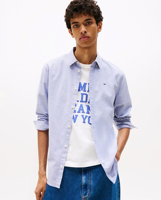 Imagem 0 de Camisa Slim Fit em Tecido Oxford