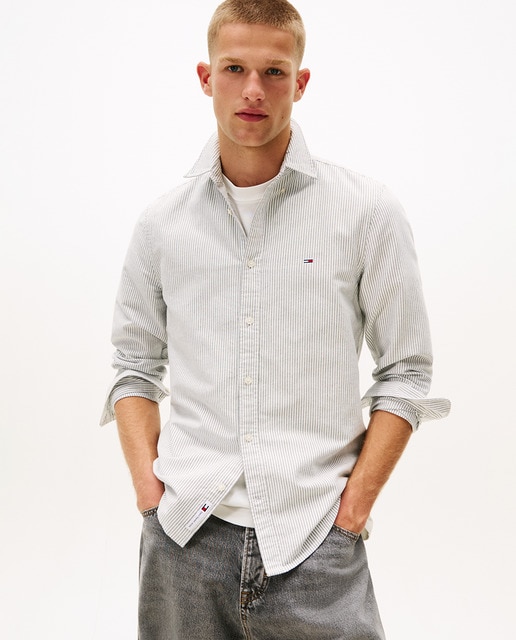 Imagem 0 de Camisa Slim Fit em Tecido Oxford