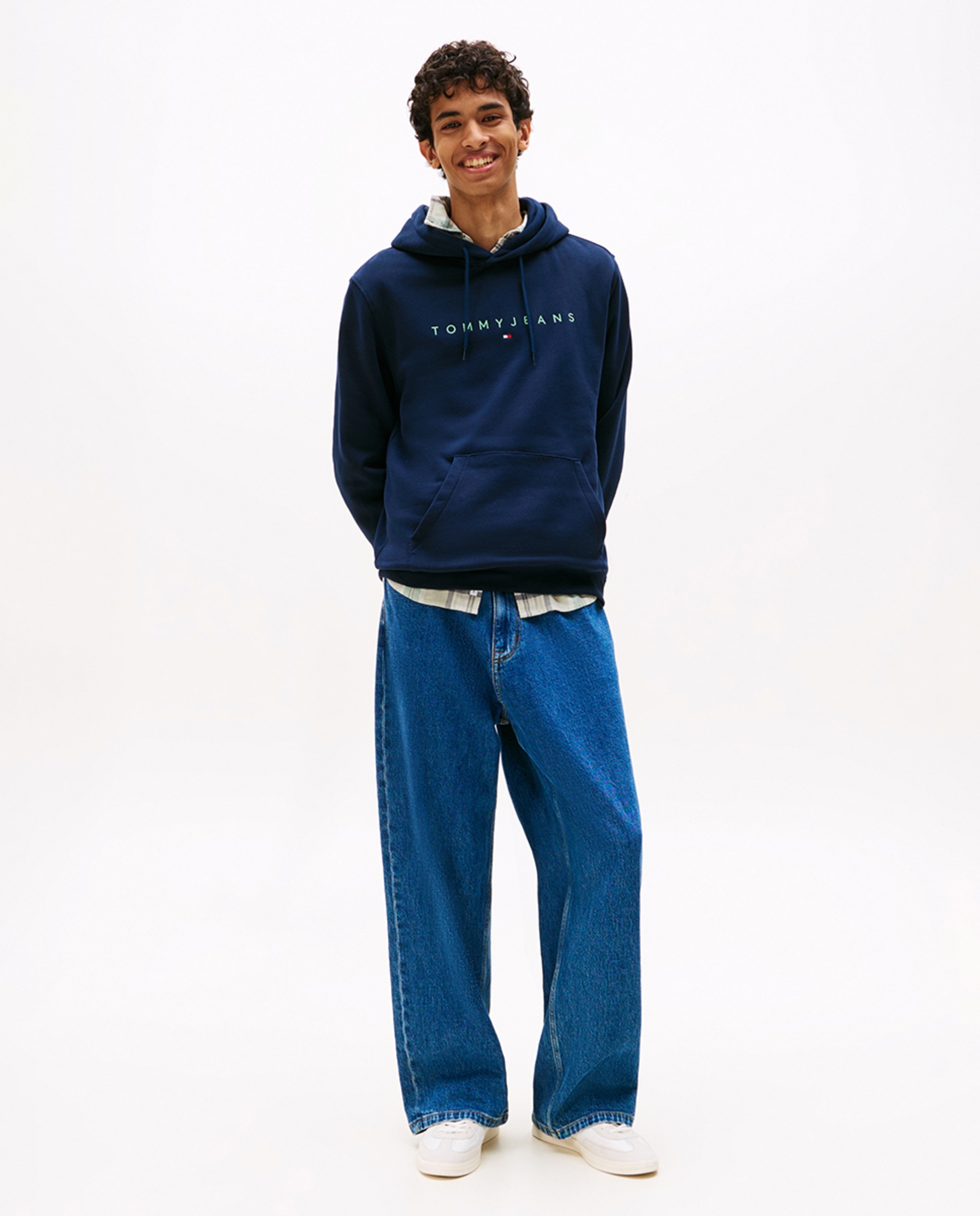 Sweatshirt Regular Fit com Capuz Azul-marinho-5
