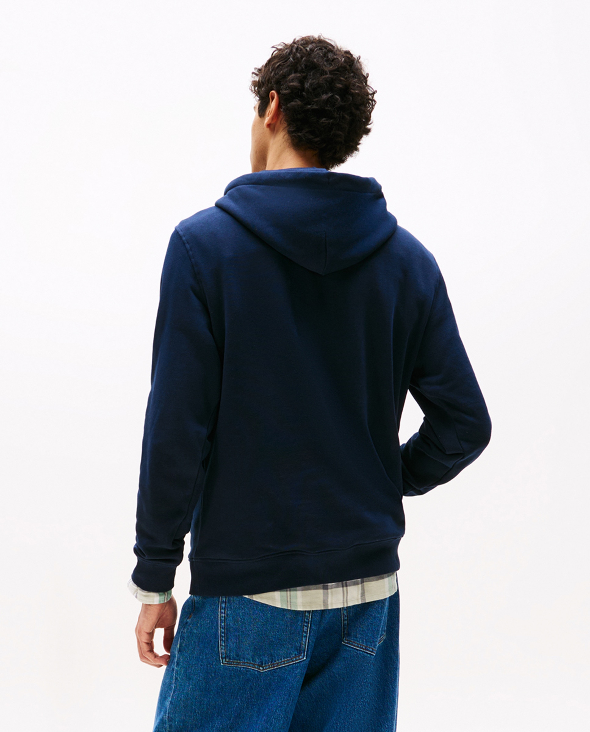 Sweatshirt Regular Fit com Capuz Azul-marinho-2