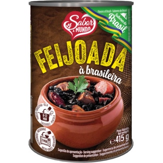 Feijoada Pronta Brasileira lata 415 g - Sabor A Mundo