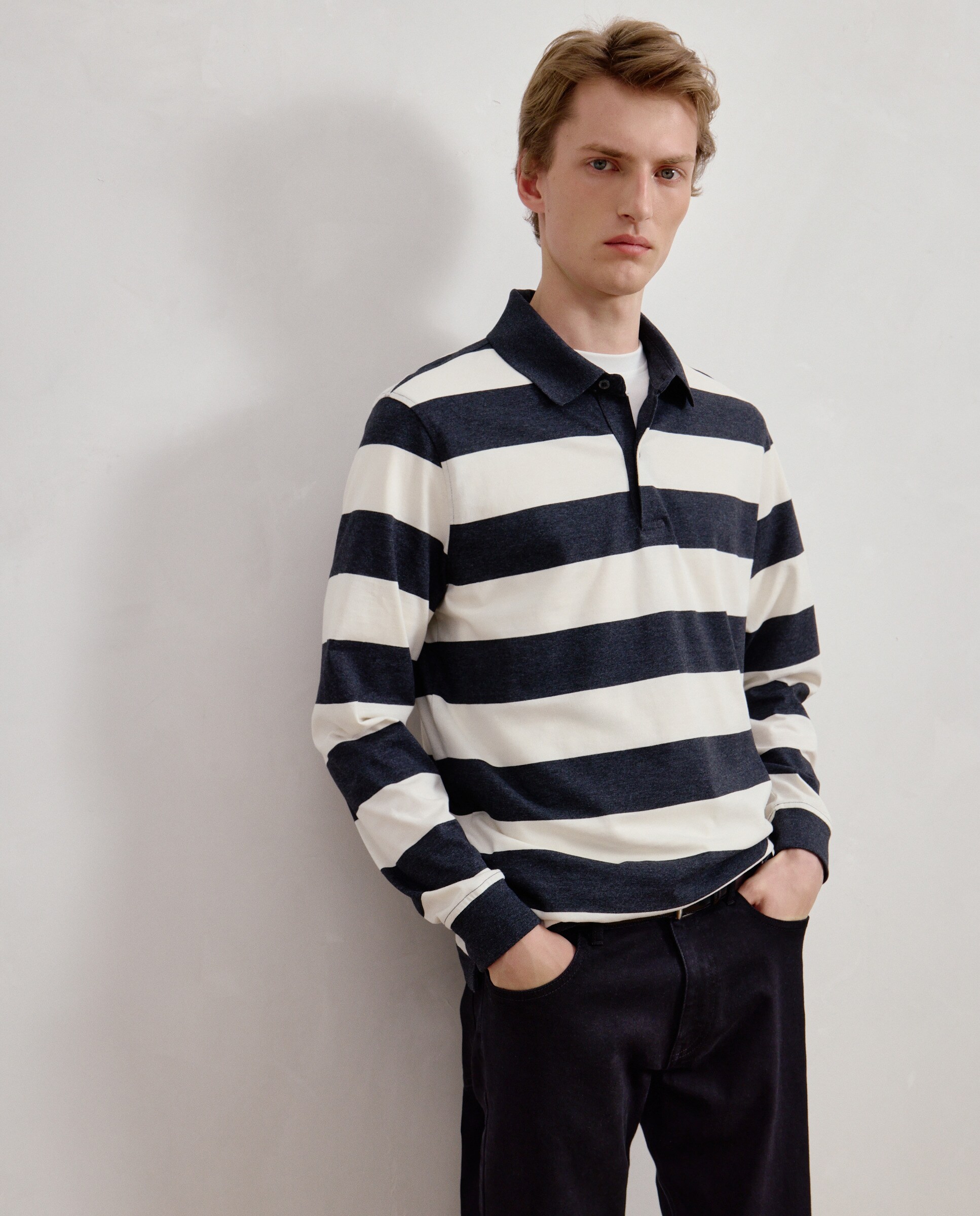 Dustin Polos De Caballero Corte InglÃ©s Polo Manga Larga Raya