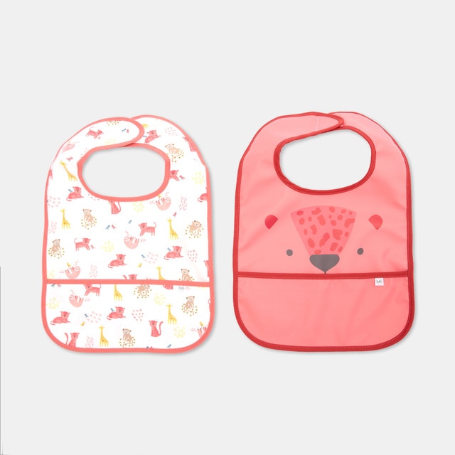 Imagen 0 de Baberos Bbest pack 2 con bolsillo - Leoparda, colecc. Jungle