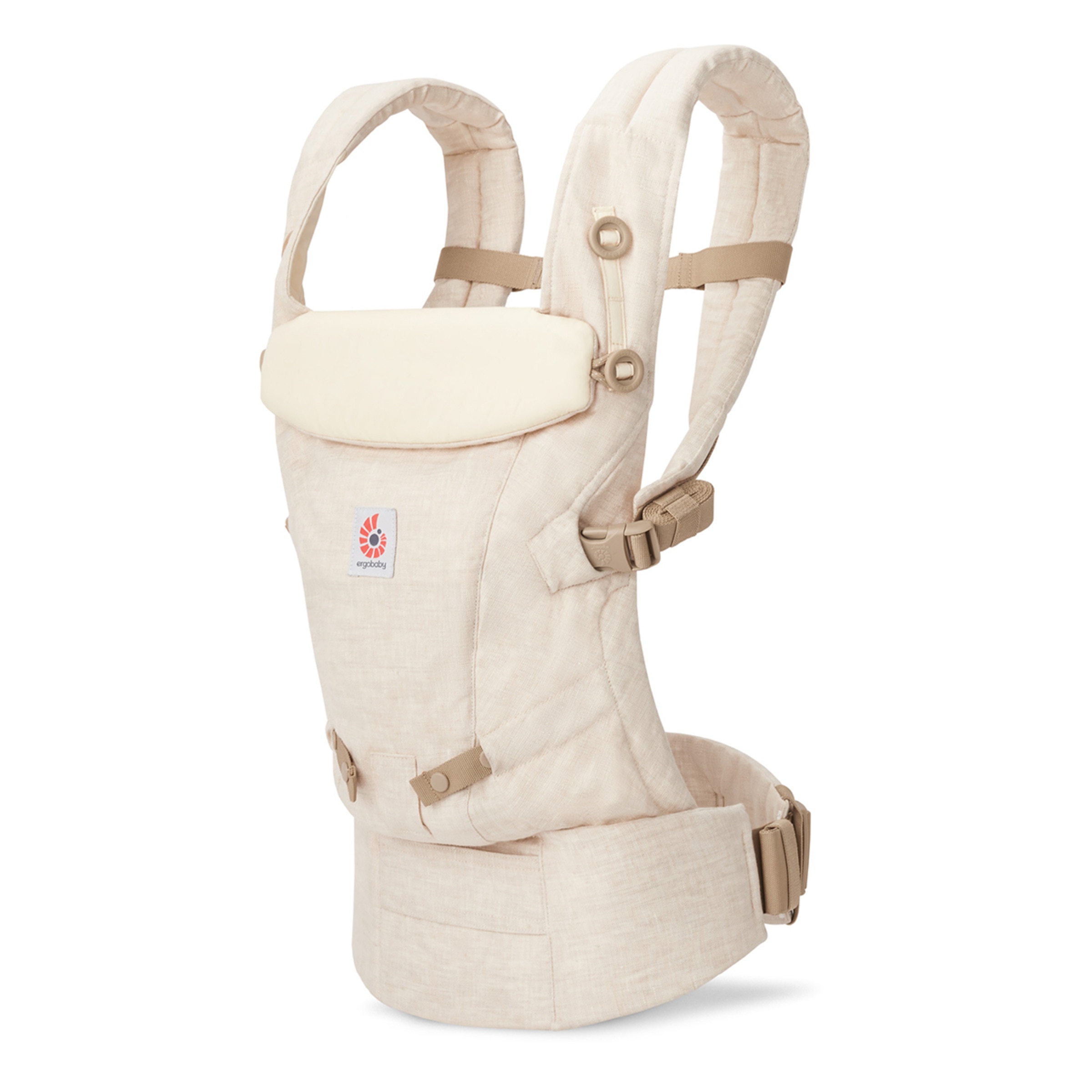 Mochila portabebe Ergobaby Adapt Lino 3 posiciones Natural-2