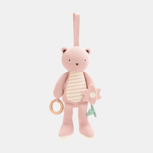 Imagen 0 de Peluche de apego de tricot Cotton Juice Baby Home - Oso