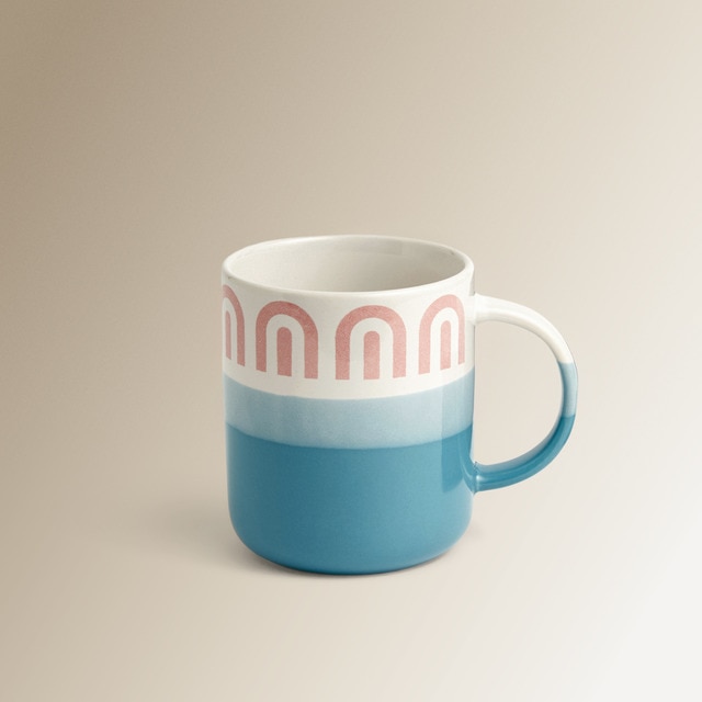 Imagen 0 de Taza mug Ondas arcos Basics El Corte Inglés