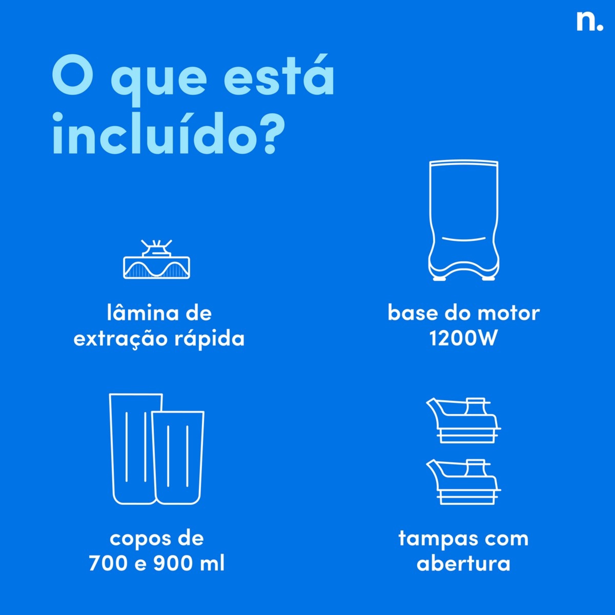 Liquidificador Nutribullet Personal Blender Ultra NB1206DGCC de 1200 W e de 0,9 Litros - Preto Preto-11