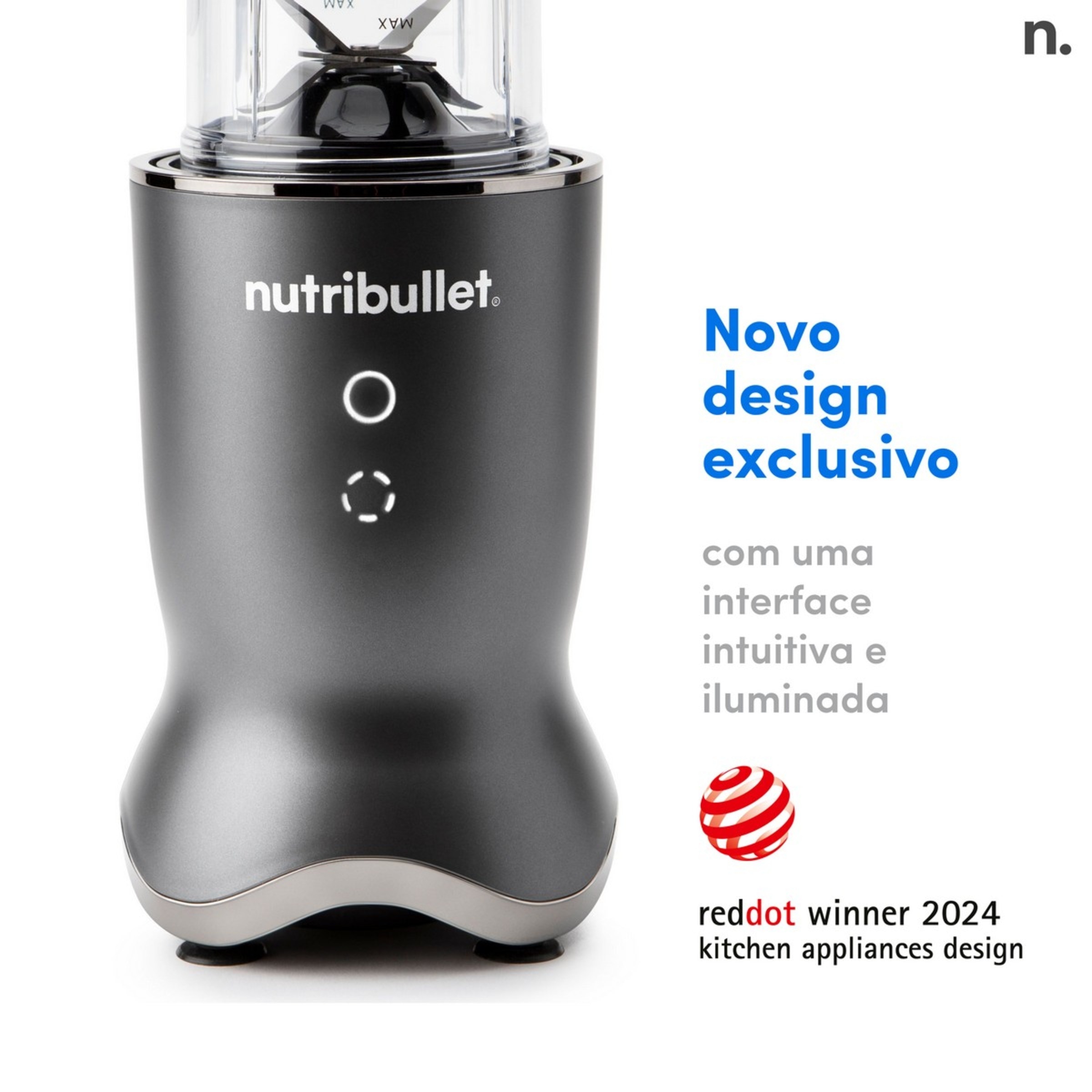 Liquidificador Nutribullet Personal Blender Ultra NB1206DGCC de 1200 W e de 0,9 Litros - Preto Preto-4