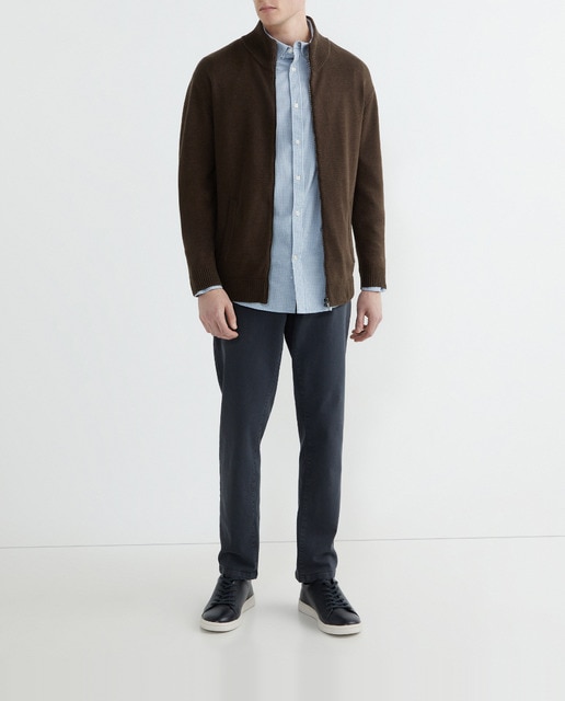 Imagen 0 de Chaqueta de hombre cremallera algodón acrílico