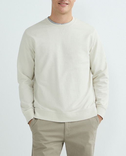 Imagen 0 de Sudadera de hombre cuello caja lisa