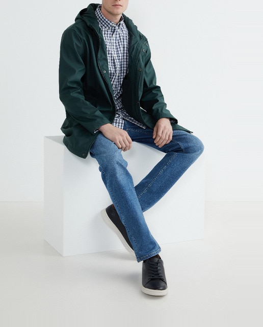 Imagen 0 de Chubasquero hombre engomado capucha