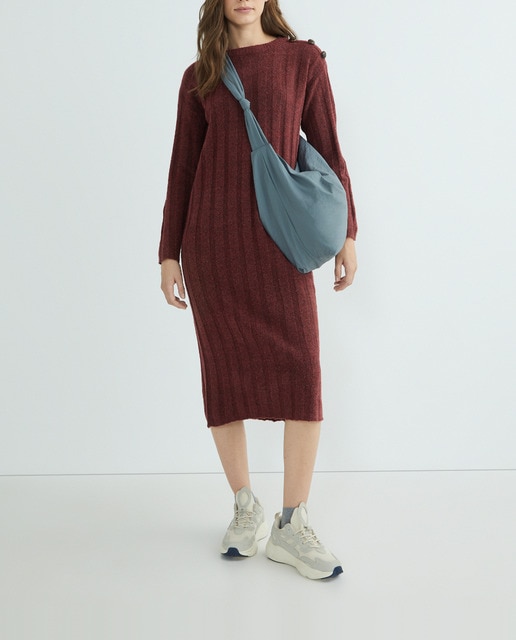 Imagen 0 de Vestido mujer de punto canalé
