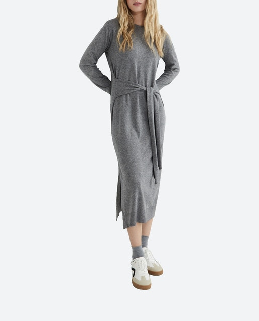 Imagen 0 de Vestido mujer punto con cinturón