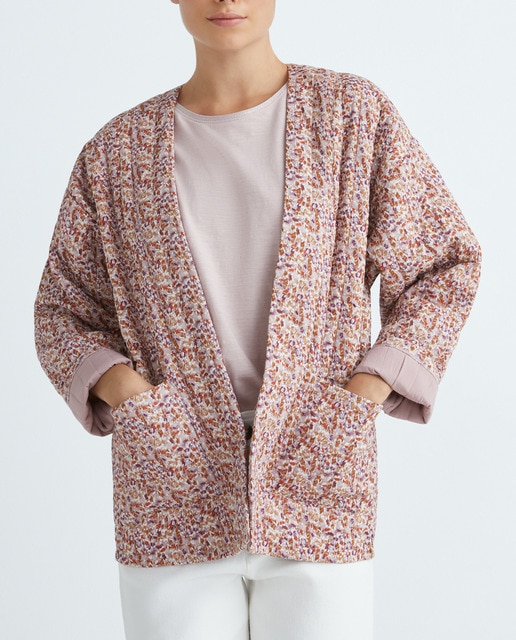 Imagen 0 de Chaqueta mujer guateada estampada