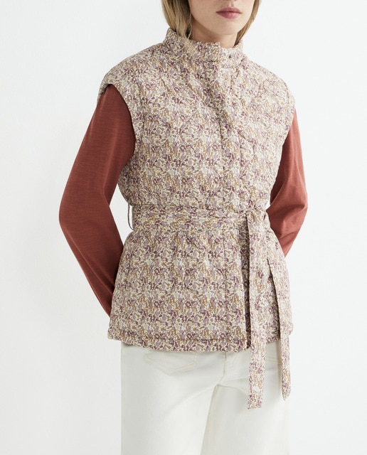 Imagen 0 de Chaleco acolchado estampado mujer