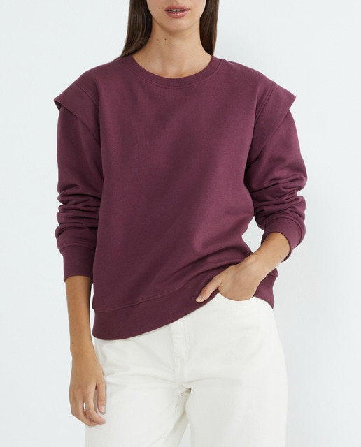 Imagen 0 de Sudadera mujer hombreras