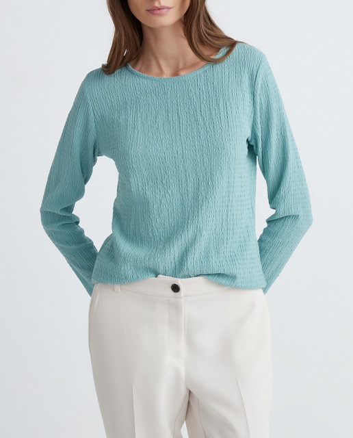 Imagen 0 de Camiseta de mujer lisa manga larga