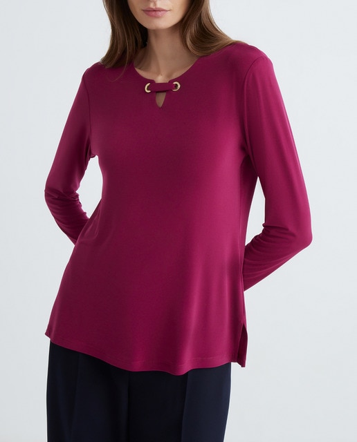 Imagen 0 de Camiseta de mujer lisa manga larga