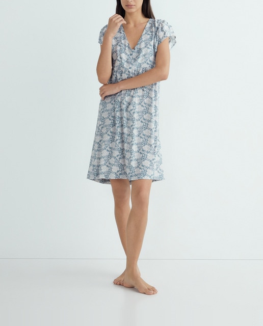 Imagen 0 de Camisón mujer estampada manga corta
