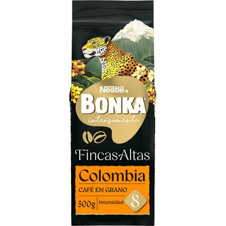 café en grano Colombia de intensidad 9 paquete 500 g - Bonka