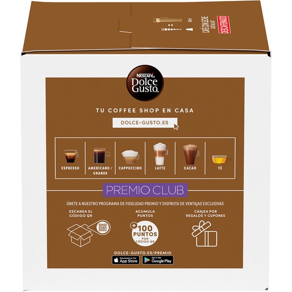 Robusta-Milchkaffe koffeinfrei Behälter 30 Kapseln