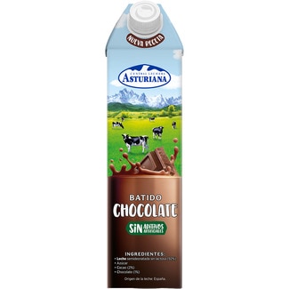 batido de chocolate Sin Gluten brik 1 l - Asturiana