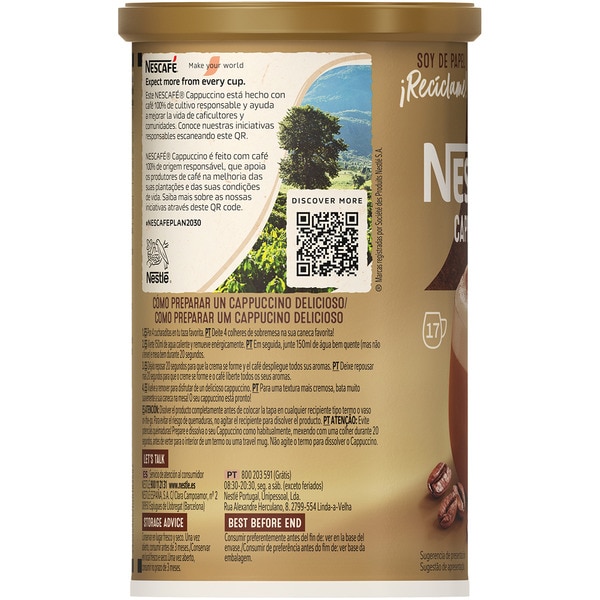 löslicher Kaffee Capuccino Topf 250 g