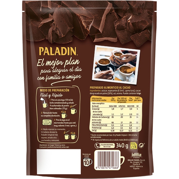 Trinkschokolade Tasche 340 g